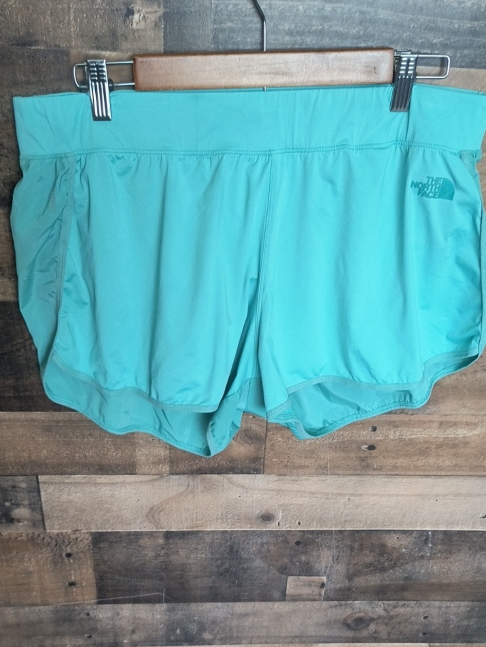 The North Face Flash Dry Women's Teal Running Shorts Sz XL